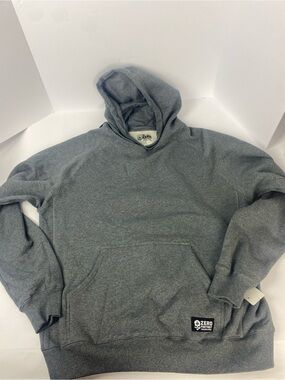 Zero Foxtrot Smuggler Fleece Hoodie Mens XL  Gray Pullover Sweatshirt